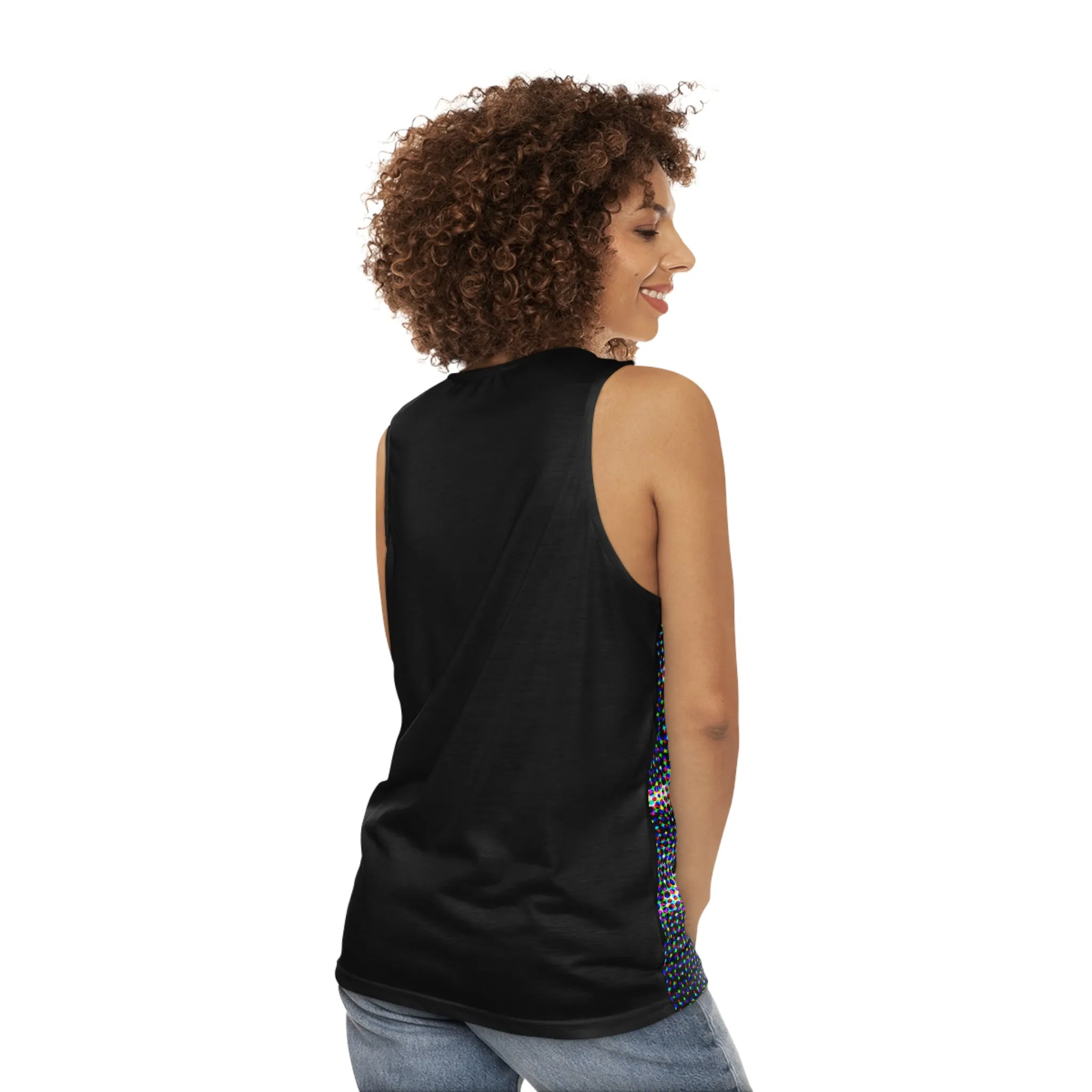 bloom retro comic graphic tank