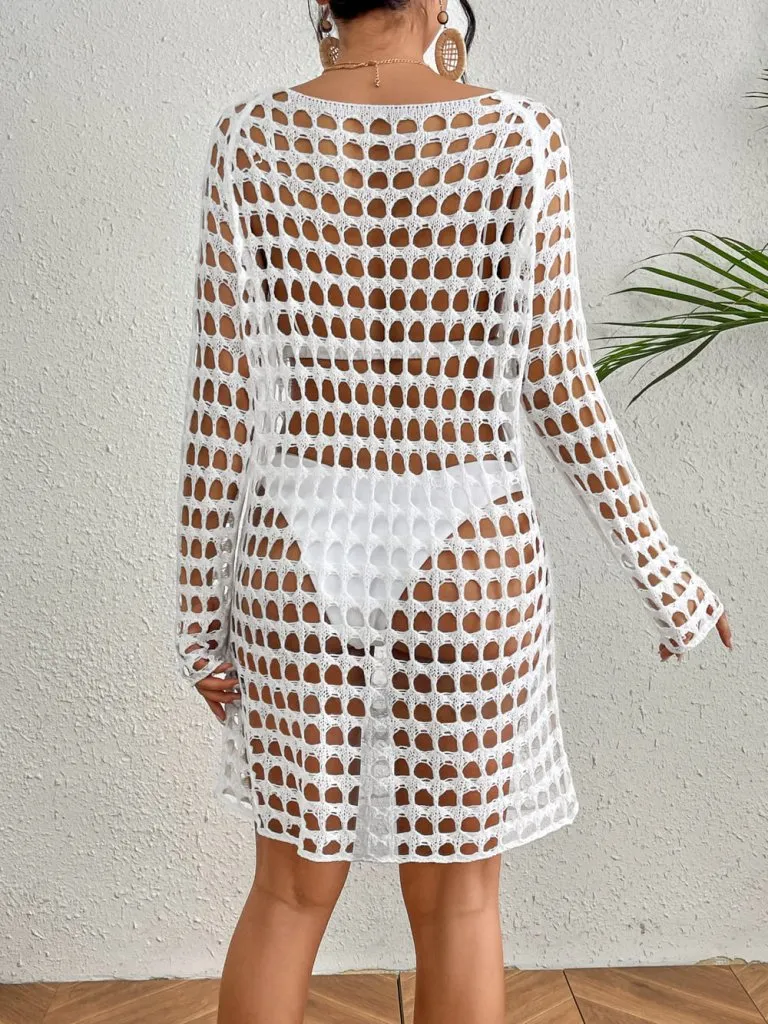 Crochet Girls Bathing Suit Cover up