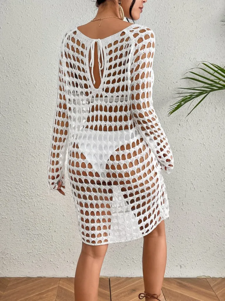 Crochet Girls Bathing Suit Cover up