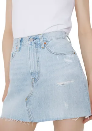 Deconstructed Denim Skirt
