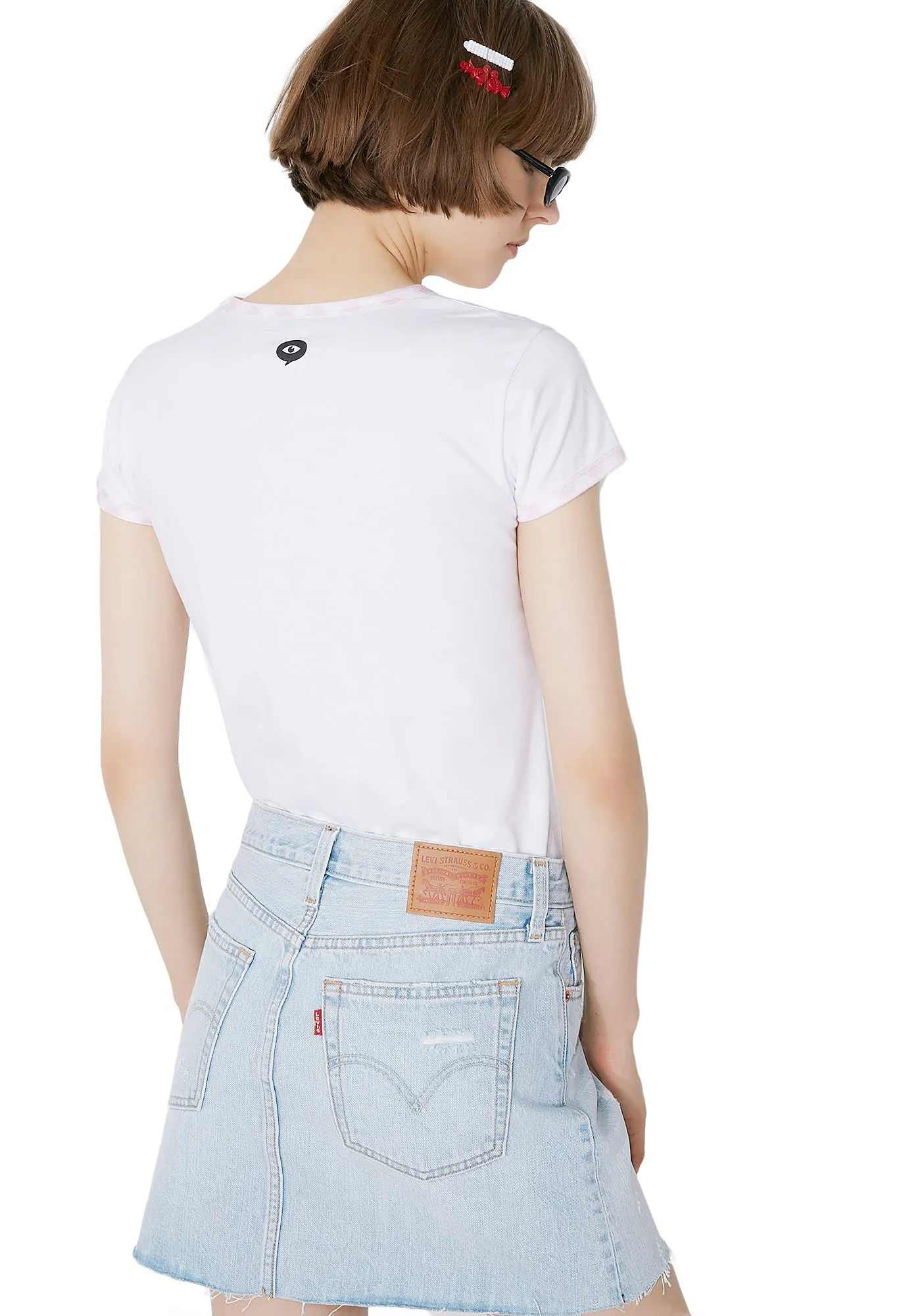 Deconstructed Denim Skirt