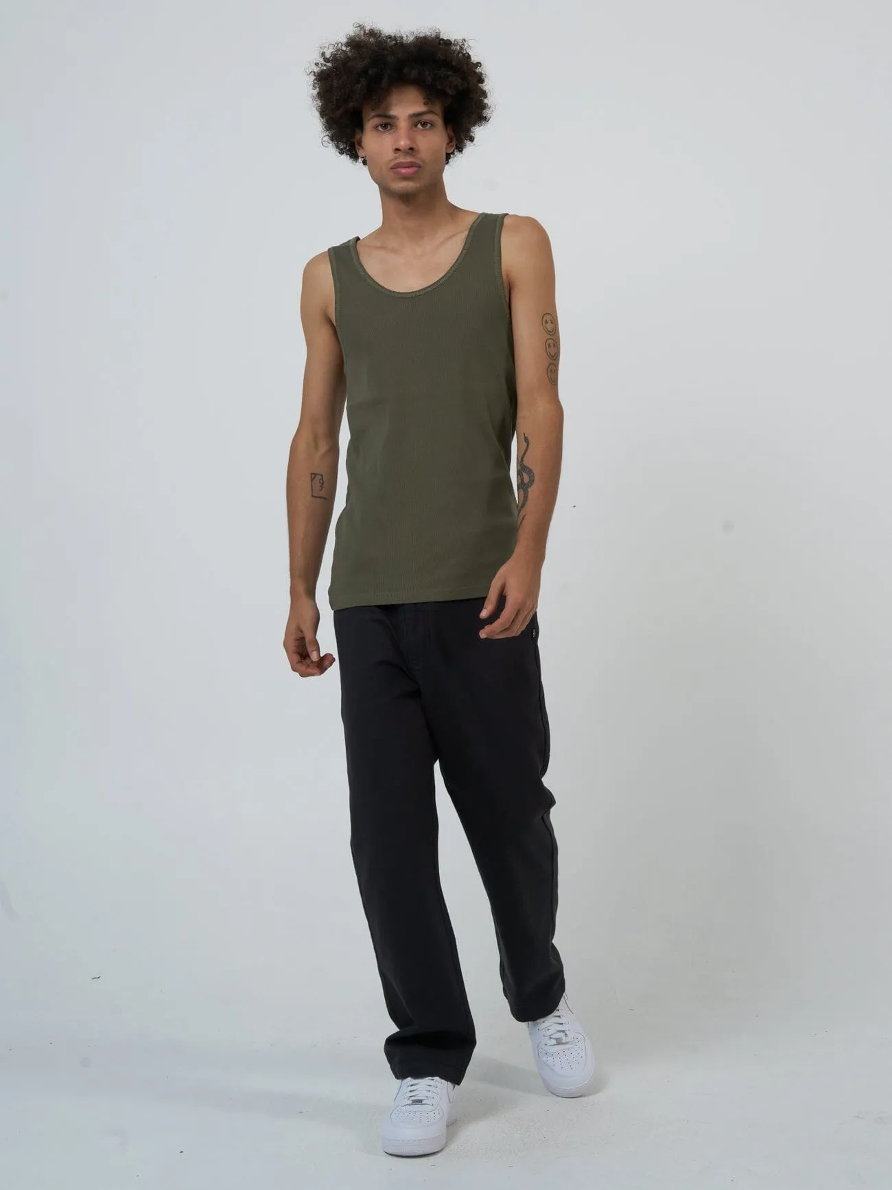 Endless Rib Tank - Deep Emerald