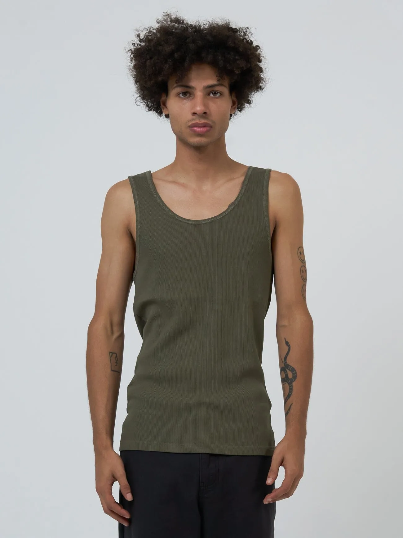 Endless Rib Tank - Deep Emerald