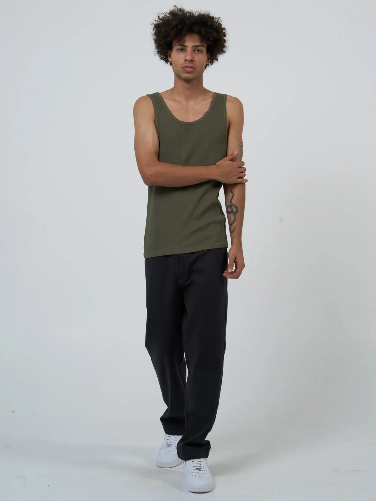 Endless Rib Tank - Deep Emerald