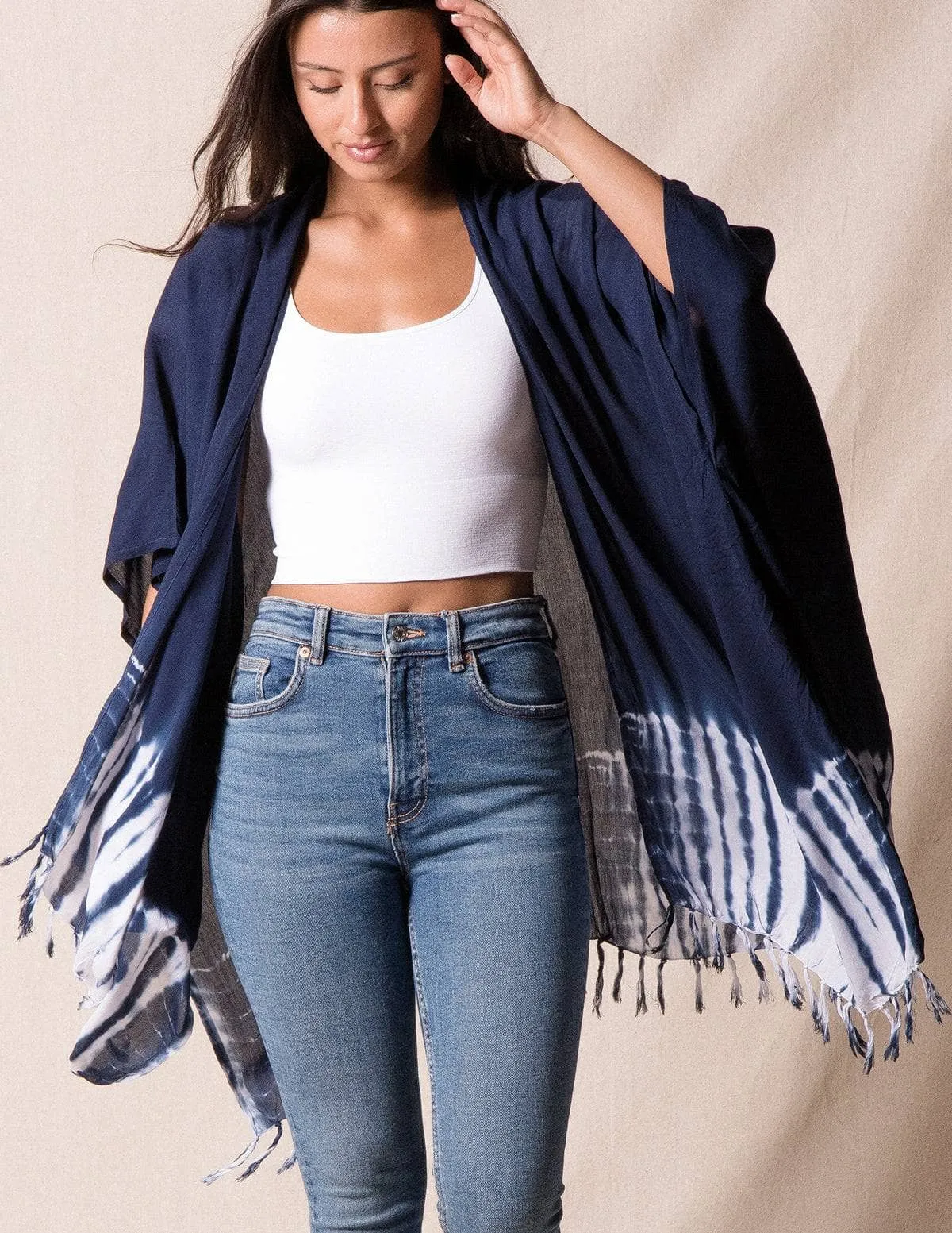 Handmade Bali Wrap - Indigo Wave