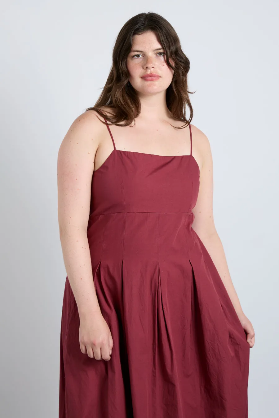 iris bow midi dress