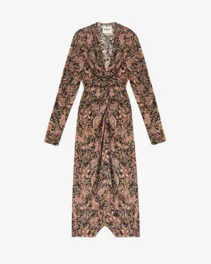 ISABEL MARANT ÈTOILE - Zeliha Dress - Black/Ochre