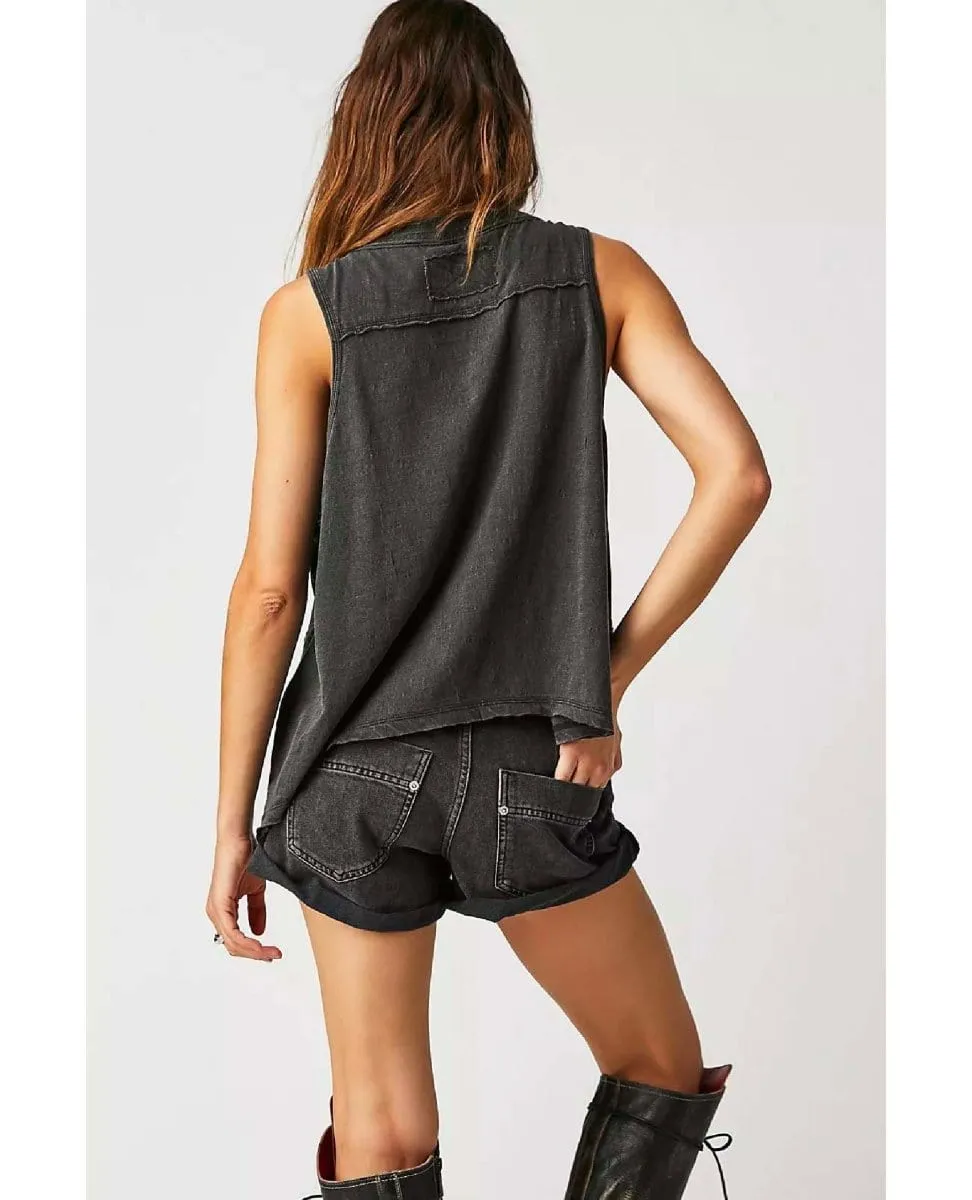 Josie Henley Tank Vintage Black