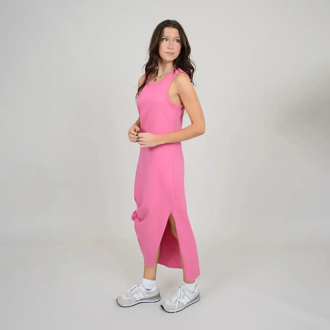 Kiki Tie Sleeveless Dress | Pink