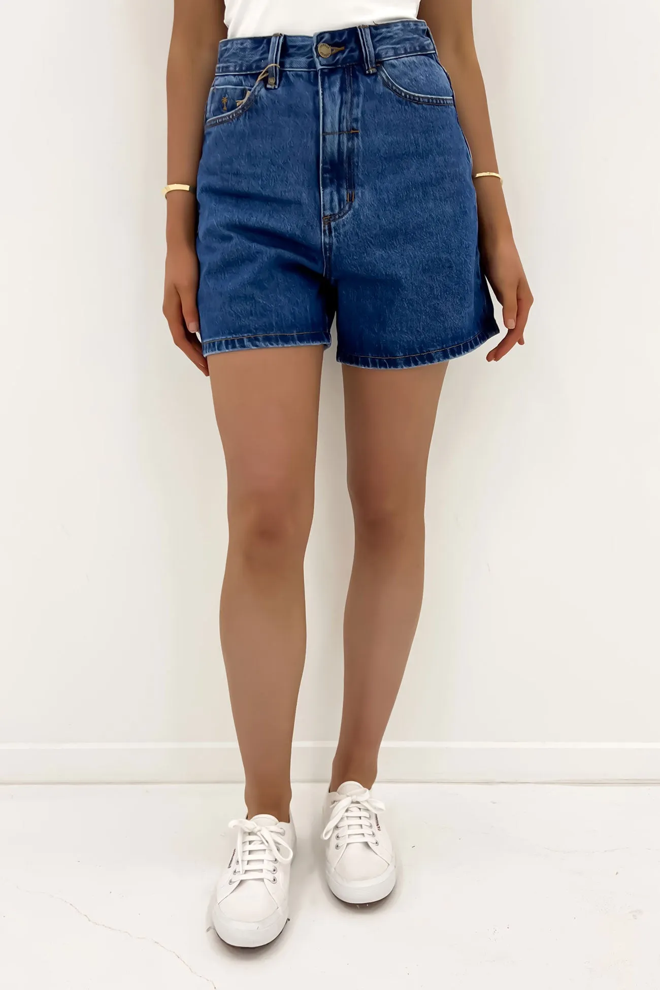 Koko Short Double Rinsed Blues