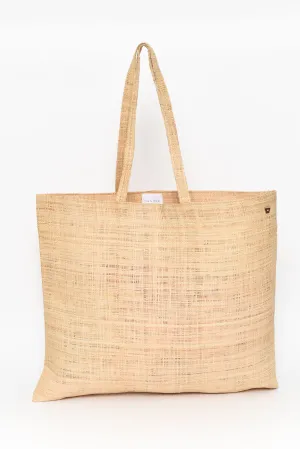 Langara Natural Raffia Tote Bag