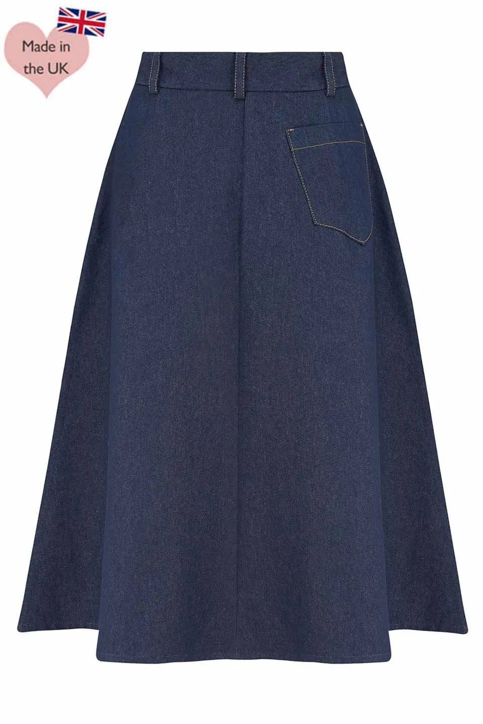 Monroe Skirt in Denim