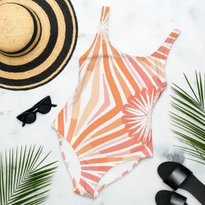 One-Piece Swimsuit Peachy Tiger Shark Sleek