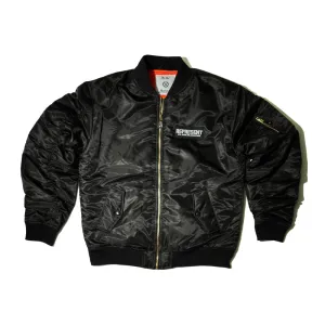 Proof of Work Div. Classic Bomber Jacket [BLACK] MILITARY GRADE COLLECTION