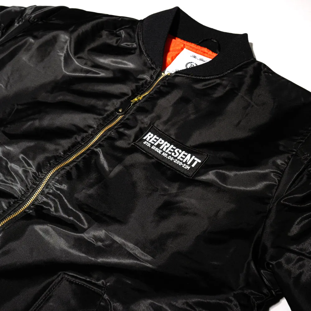 Proof of Work Div. Classic Bomber Jacket [BLACK] MILITARY GRADE COLLECTION