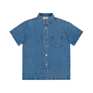 Short Sleeve Denim Shirt