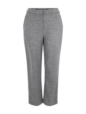 Simkhai Hayley Cropped Straight Pant in Warm Grey