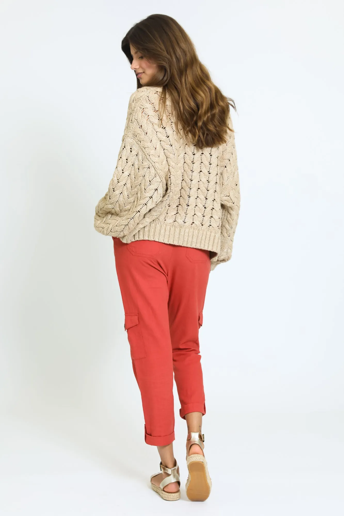 The Cargo Convertible Pant - Maple Rock