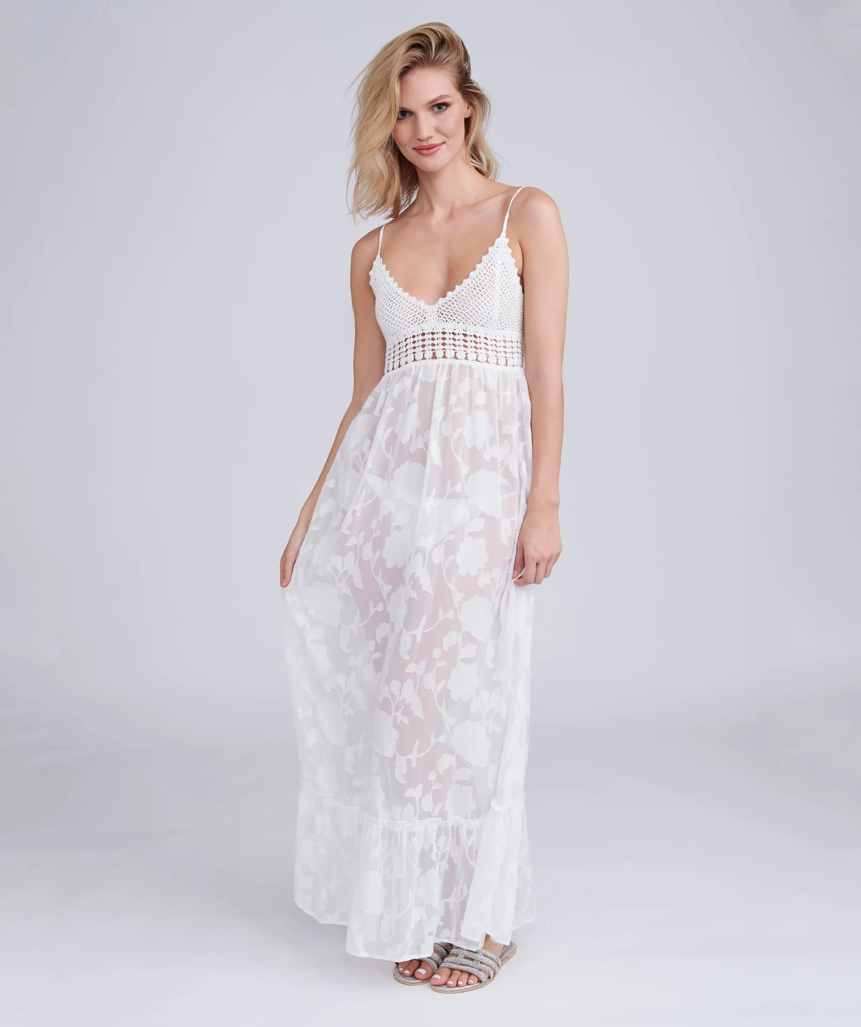 Tianna Maxi Dress - White