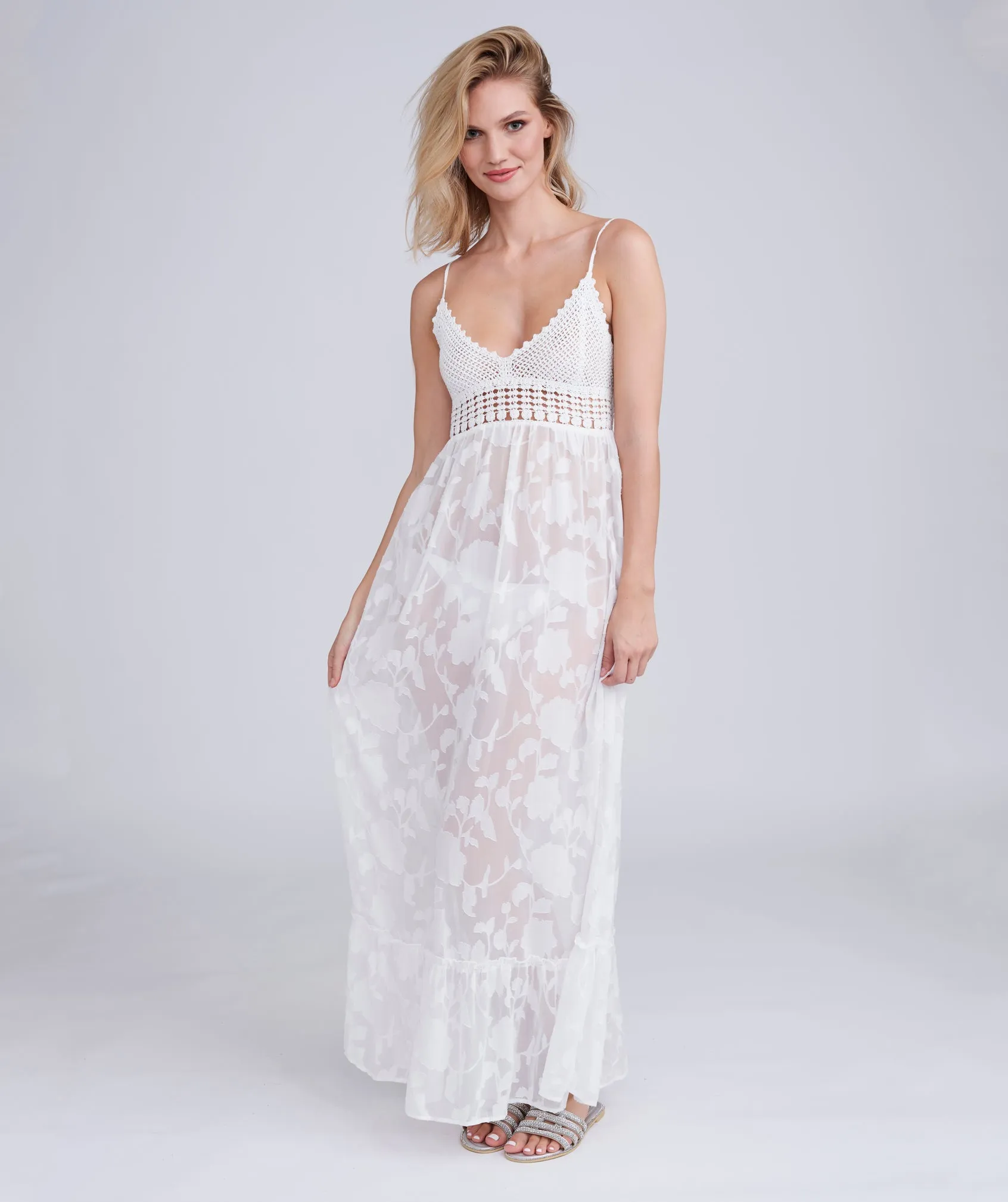 Tianna Maxi Dress - White