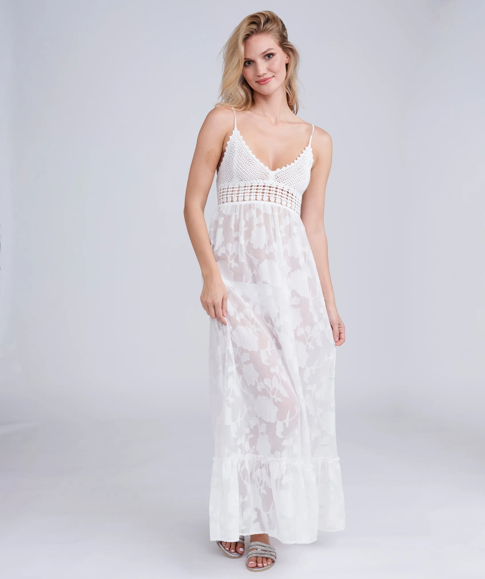 Tianna Maxi Dress - White